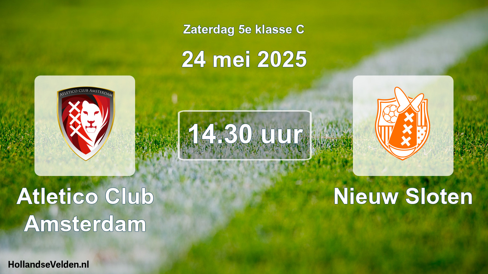 Scheduled Match: Atletico Club Amsterdam - Nieuw Sloten (24 May 2025)