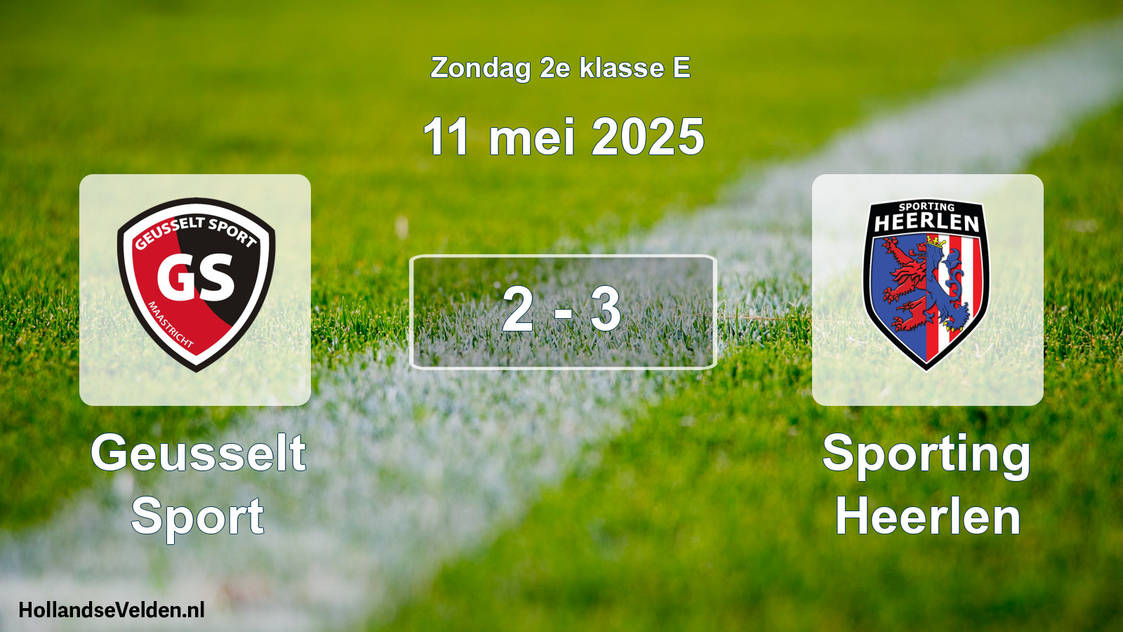 Total number of matches played: Geusselt Sport - Sporting Heerlen 2 - 3 (11 May 2025)