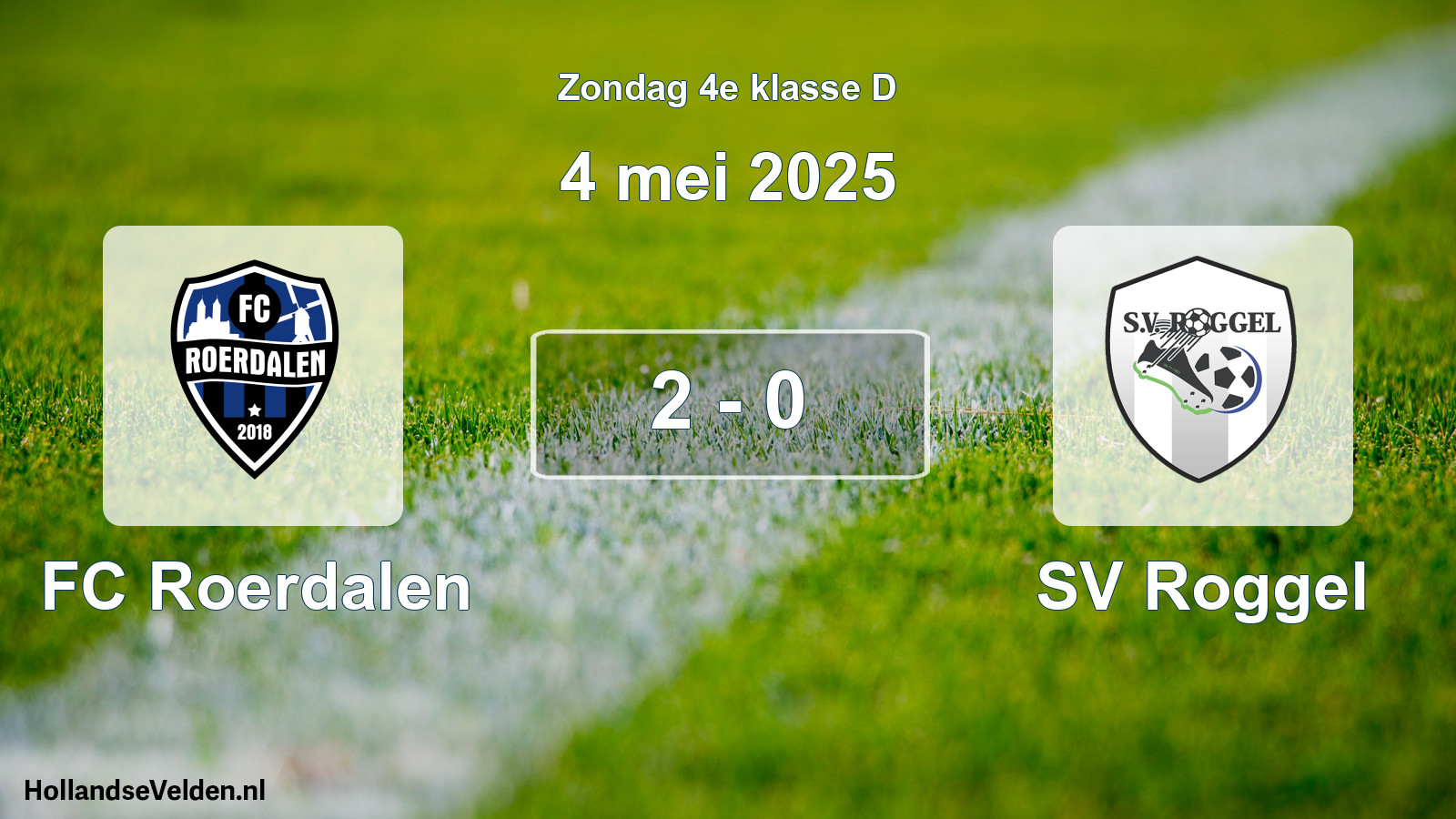 Total number of matches played: FC Roerdalen - SV Roggel 2 - 0 (4 May 2025)