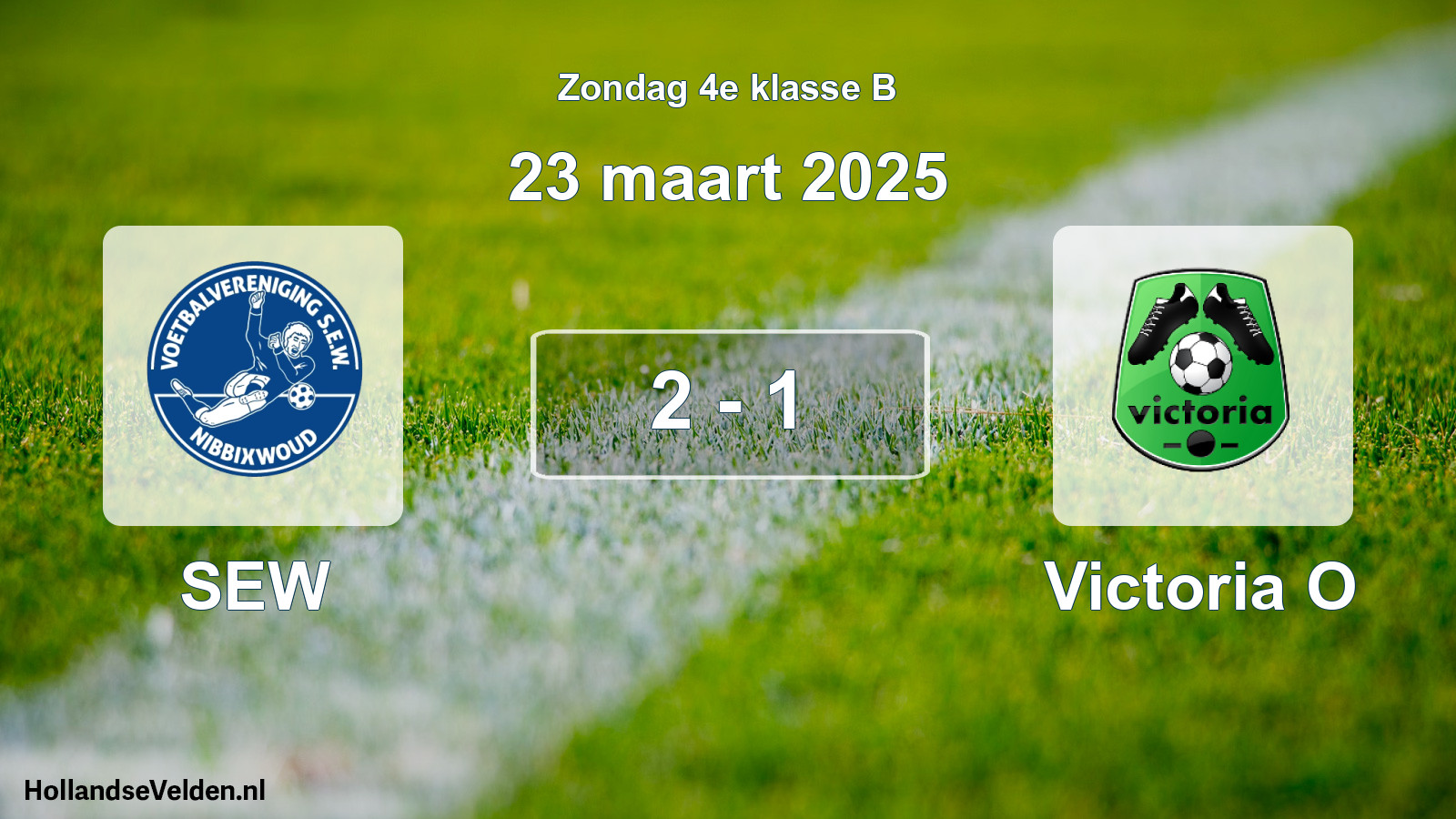 Total number of matches played: SEW - Victoria O 2 - 1 (23 March 2025)
