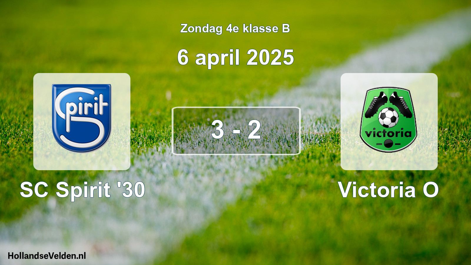 Total number of matches played: SC Spirit '30 - Victoria O 3 - 2 (6 April 2025)