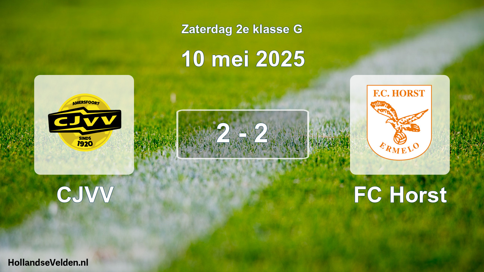 Total number of matches played: CJVV - FC Horst 2 - 2 (10 May 2025)