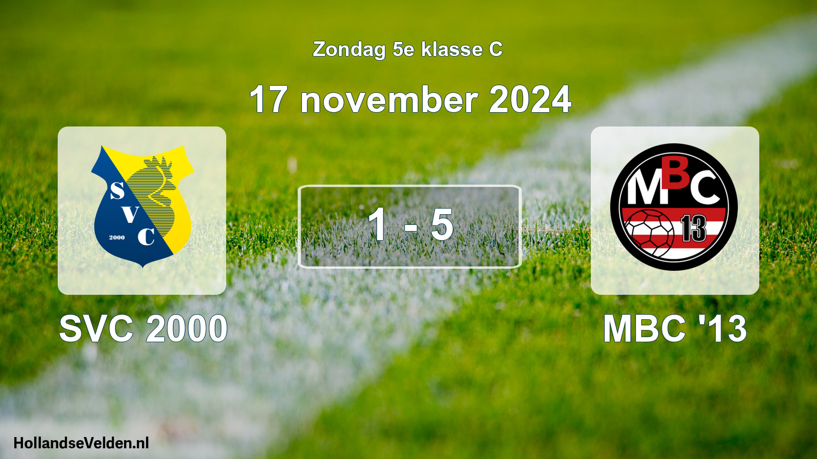 Total number of matches played: SVC 2000 - MBC '13 1 - 5 (17 November 2024)