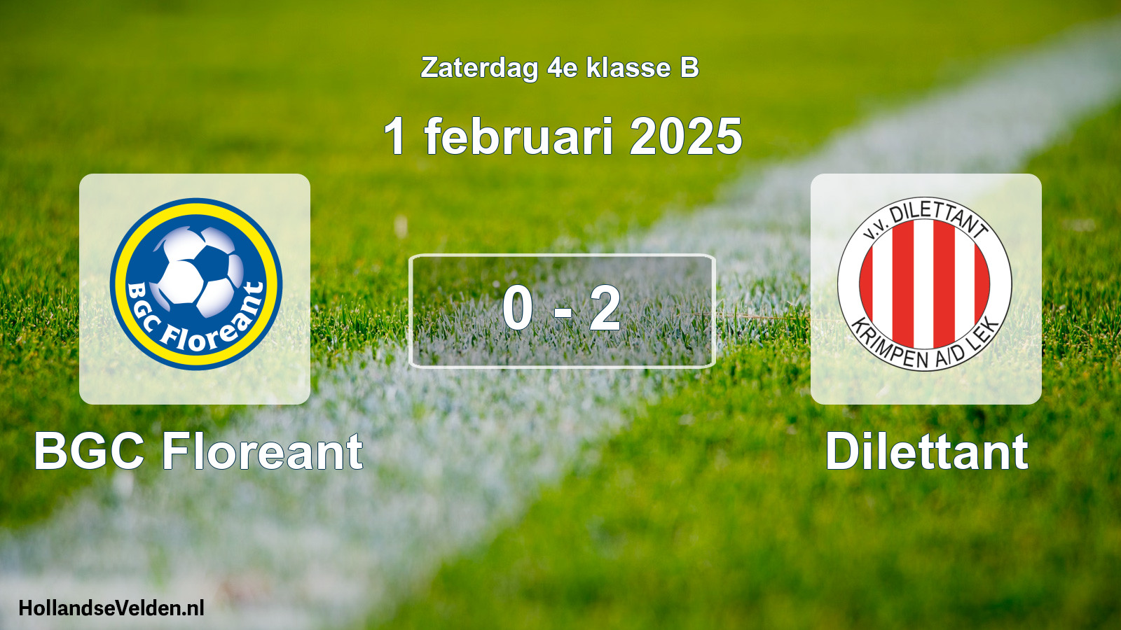Total number of matches played: BGC Floreant - Dilettant 0 - 2 (1 February 2025)