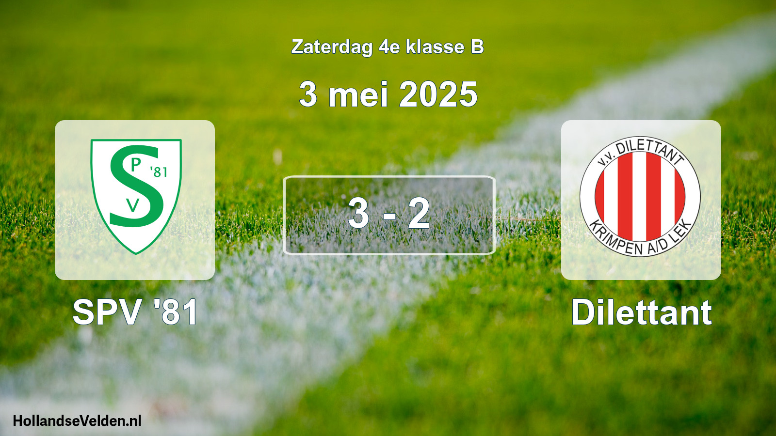 Total number of matches played: SPV '81 - Dilettant 3 - 2 (3 May 2025)