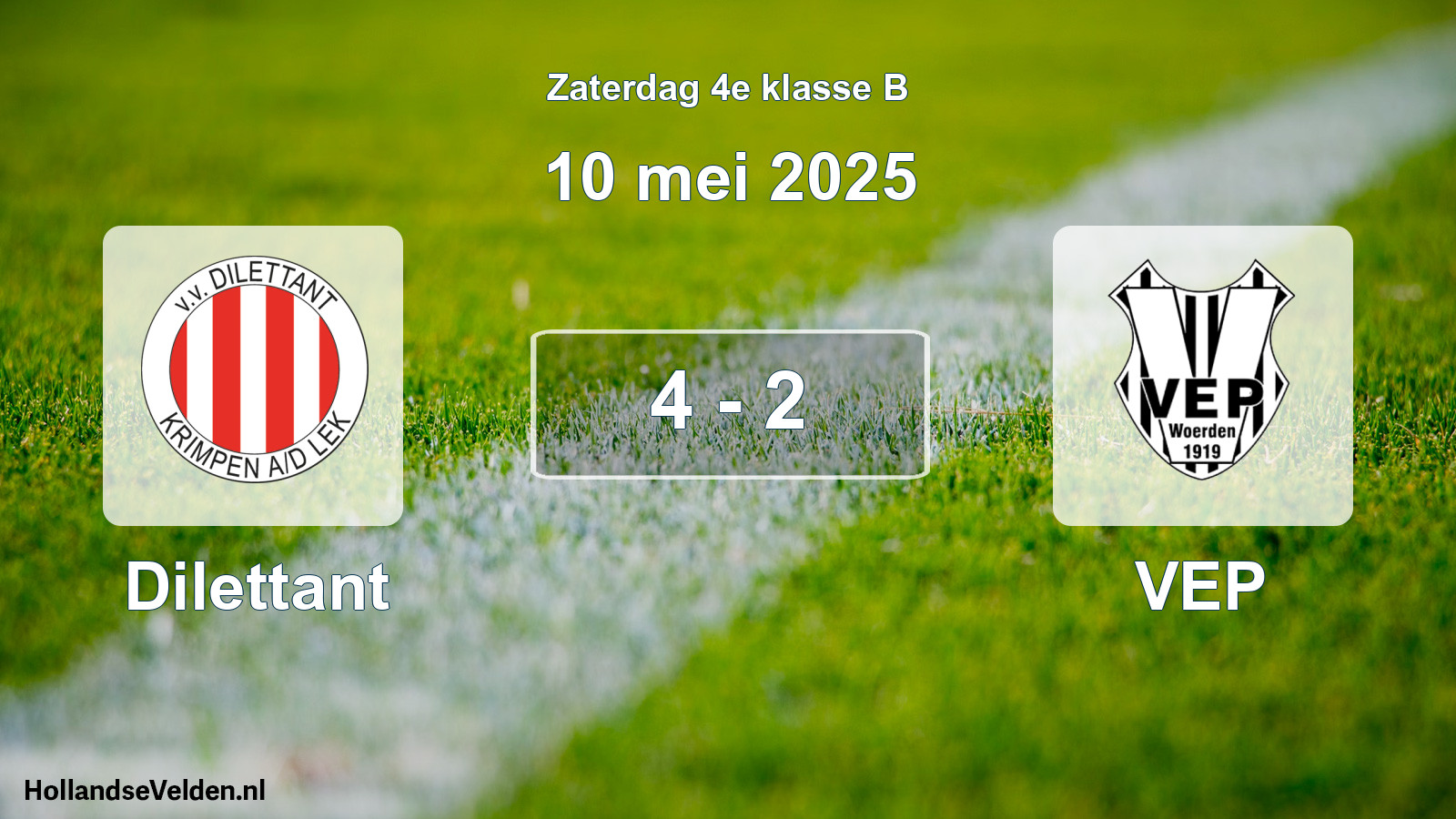 Total number of matches played: Dilettant - VEP 4 - 2 (10 May 2025)