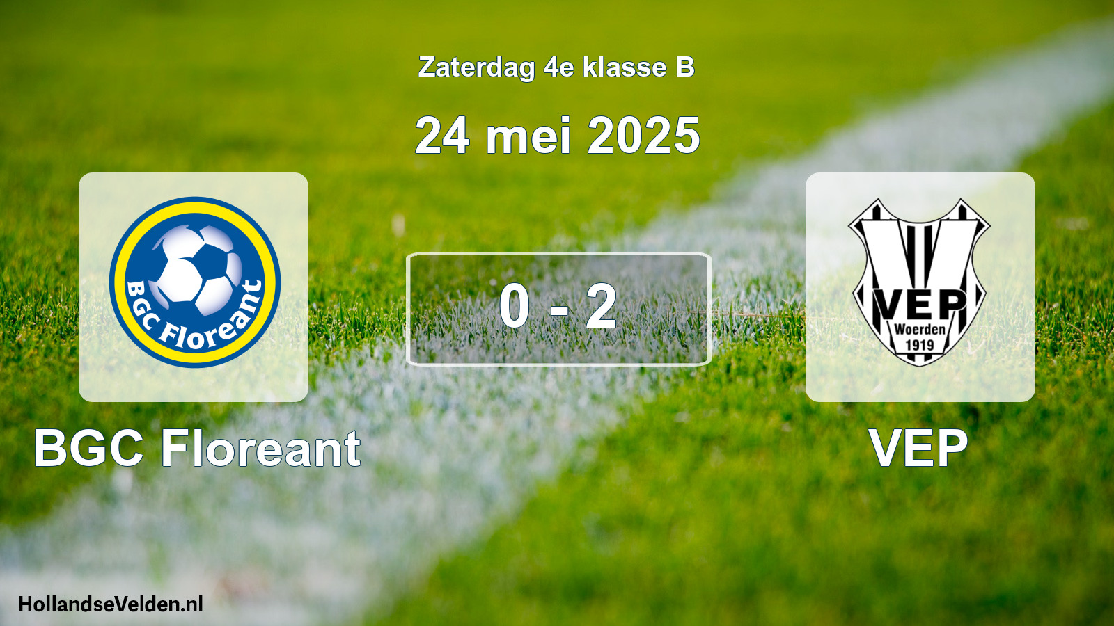 Total number of matches played: BGC Floreant - VEP 0 - 2 (24 May 2025)