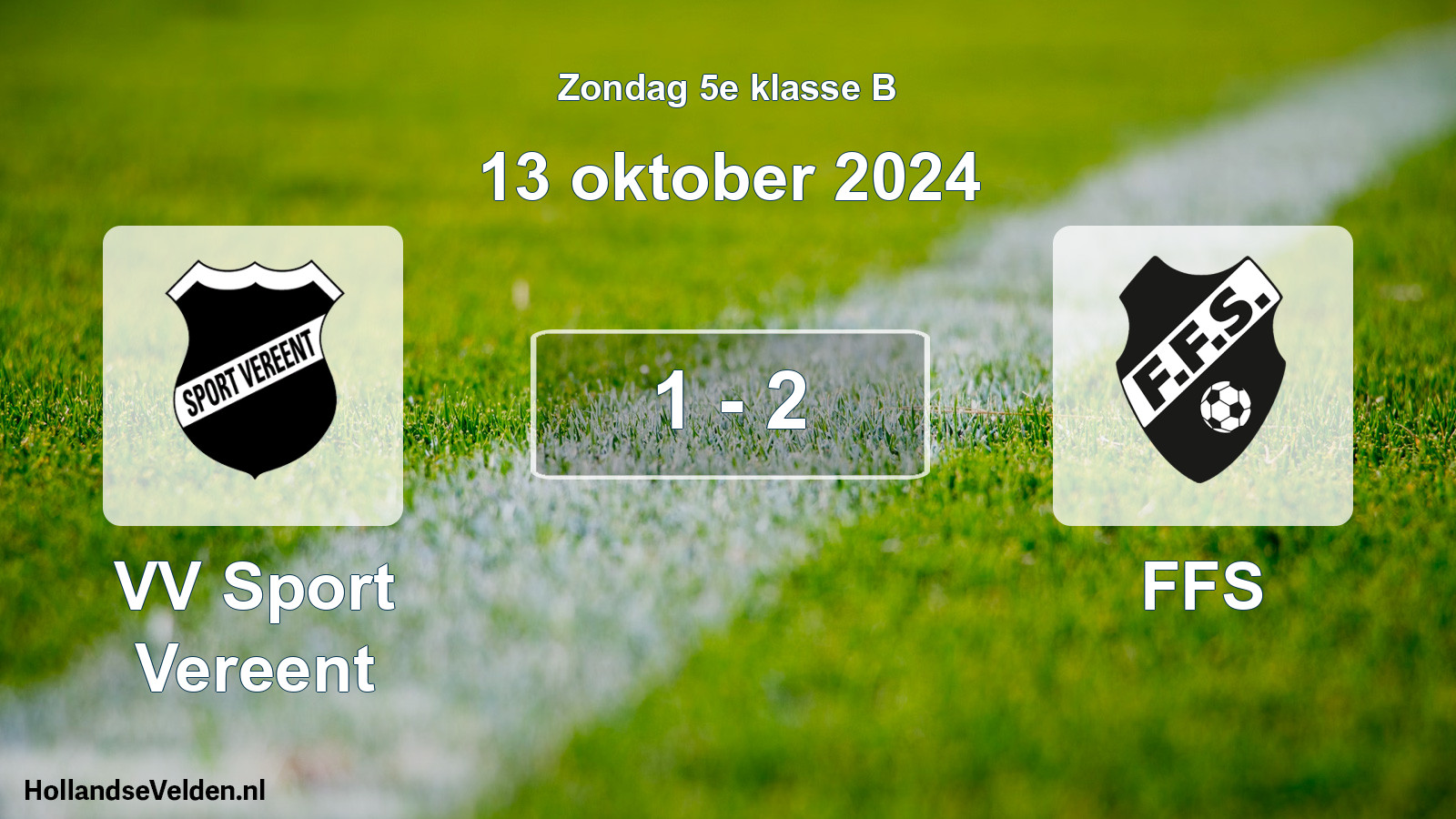 Total number of matches played: VV Sport Vereent - FFS 1 - 2 (13 October 2024)