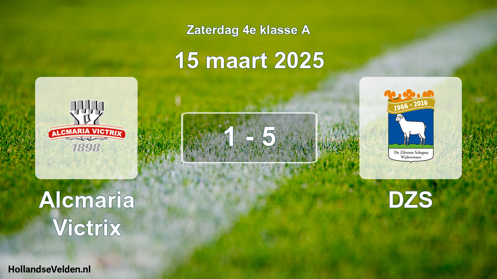 Total number of matches played: Alcmaria Victrix - DZS 1 - 5 (15 March 2025)