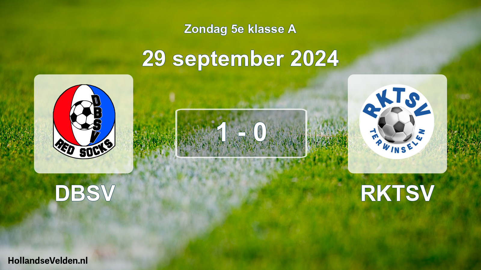 Total number of matches played: DBSV - RKTSV 1 - 0 (29 September 2024)