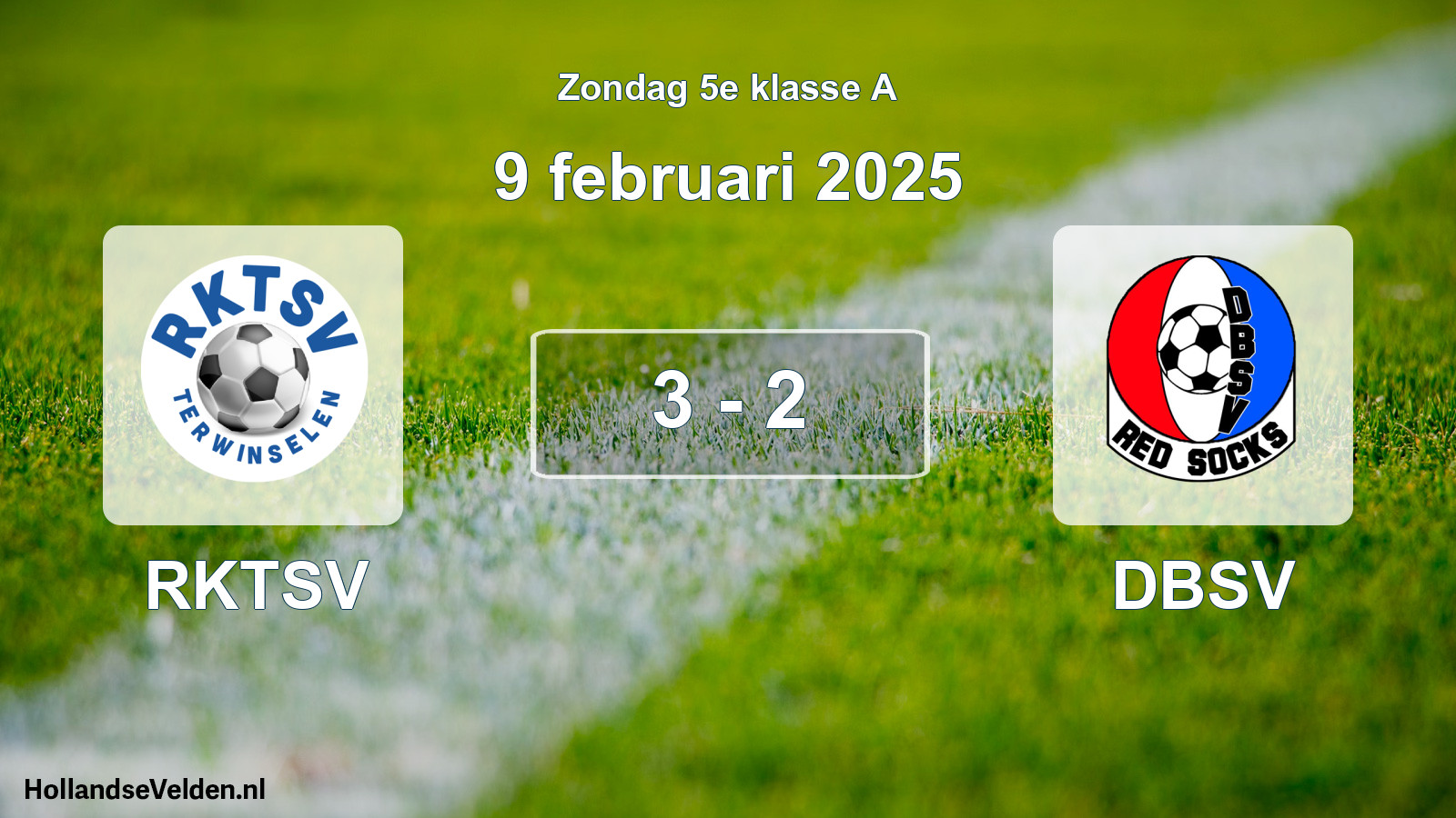 Total number of matches played: RKTSV - DBSV 3 - 2 (9 February 2025)