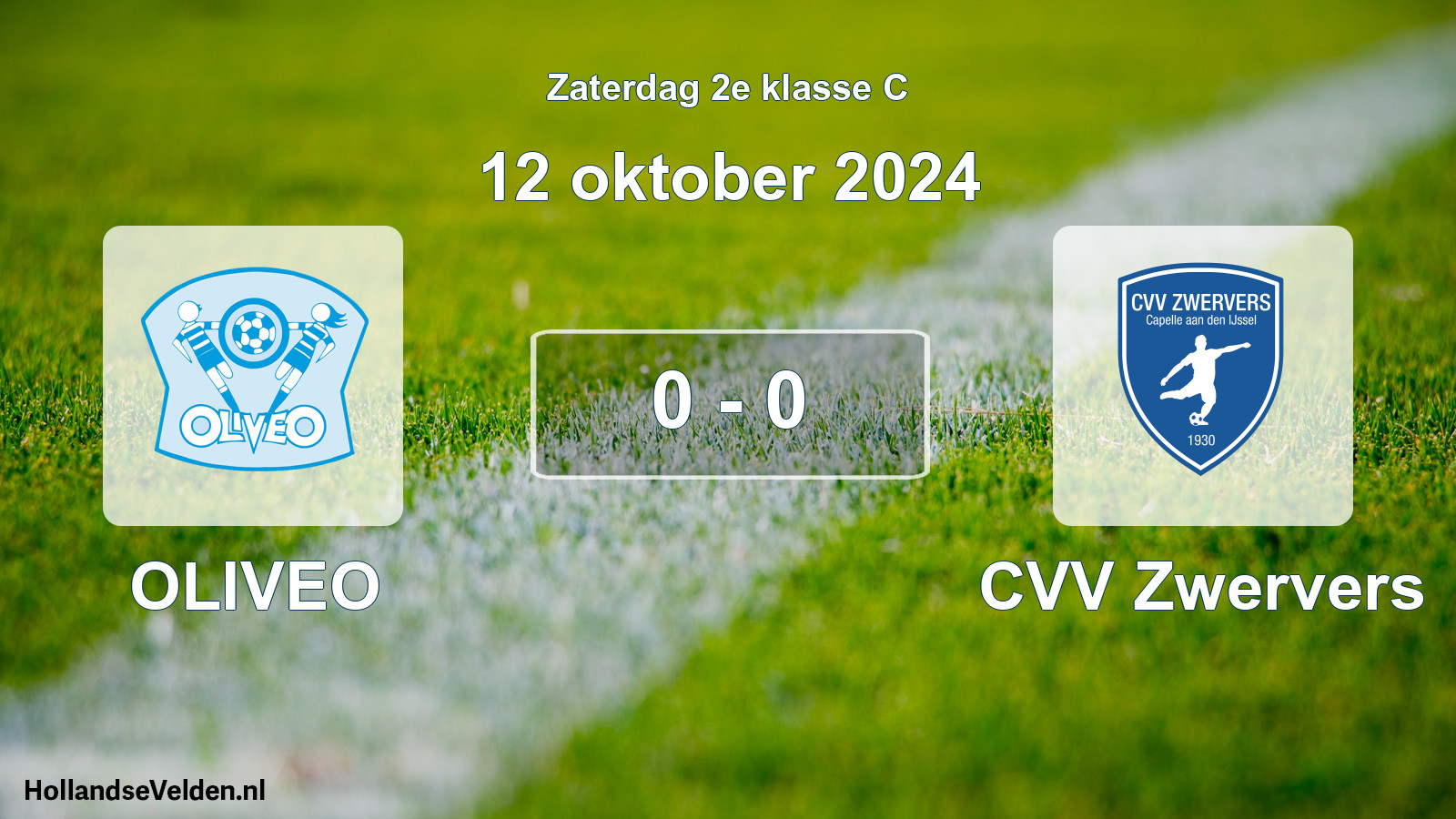 Total number of matches played: OLIVEO - CVV Zwervers 0 - 0 (12 October 2024)