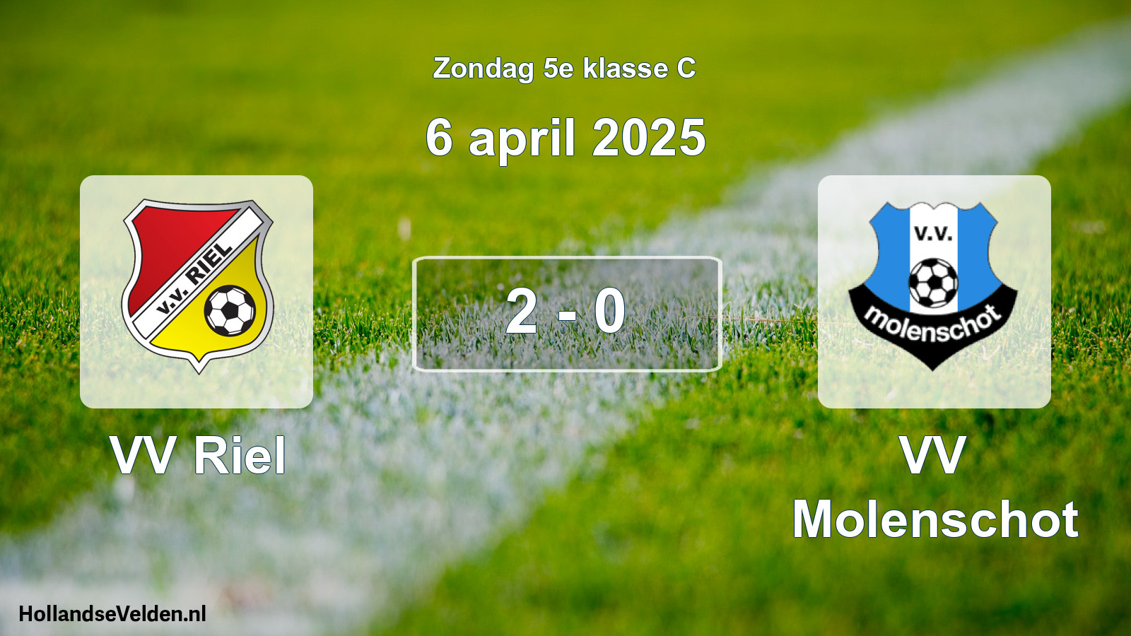 Total number of matches played: VV Riel - VV Molenschot 2 - 0 (6 April 2025)