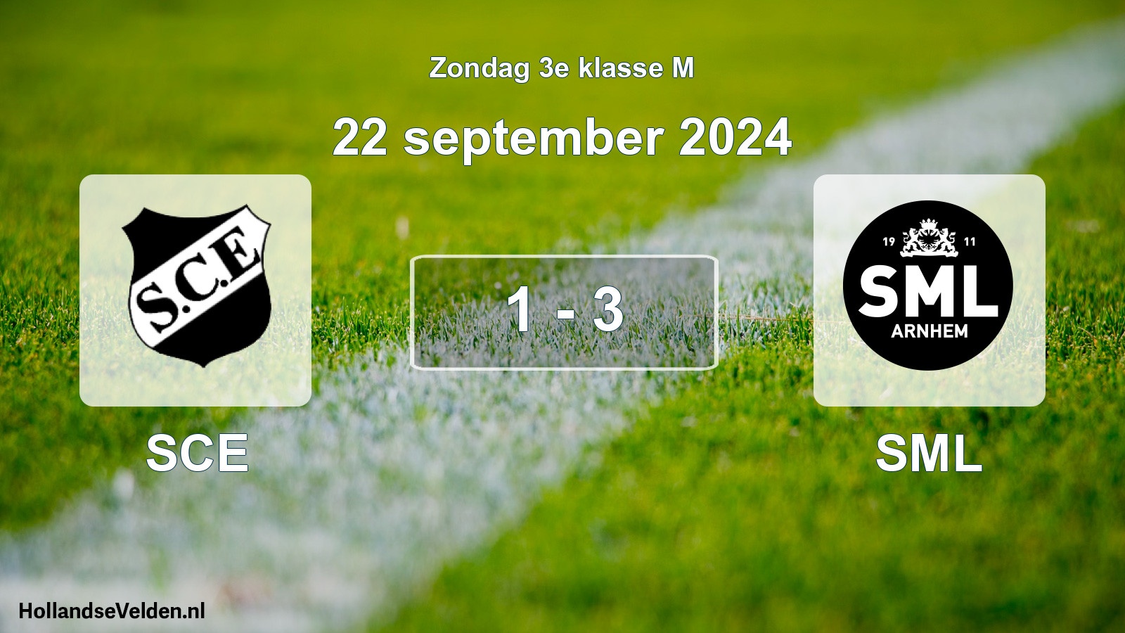 Total number of matches played: SCE - SML 1 - 3 (22 September 2024)
