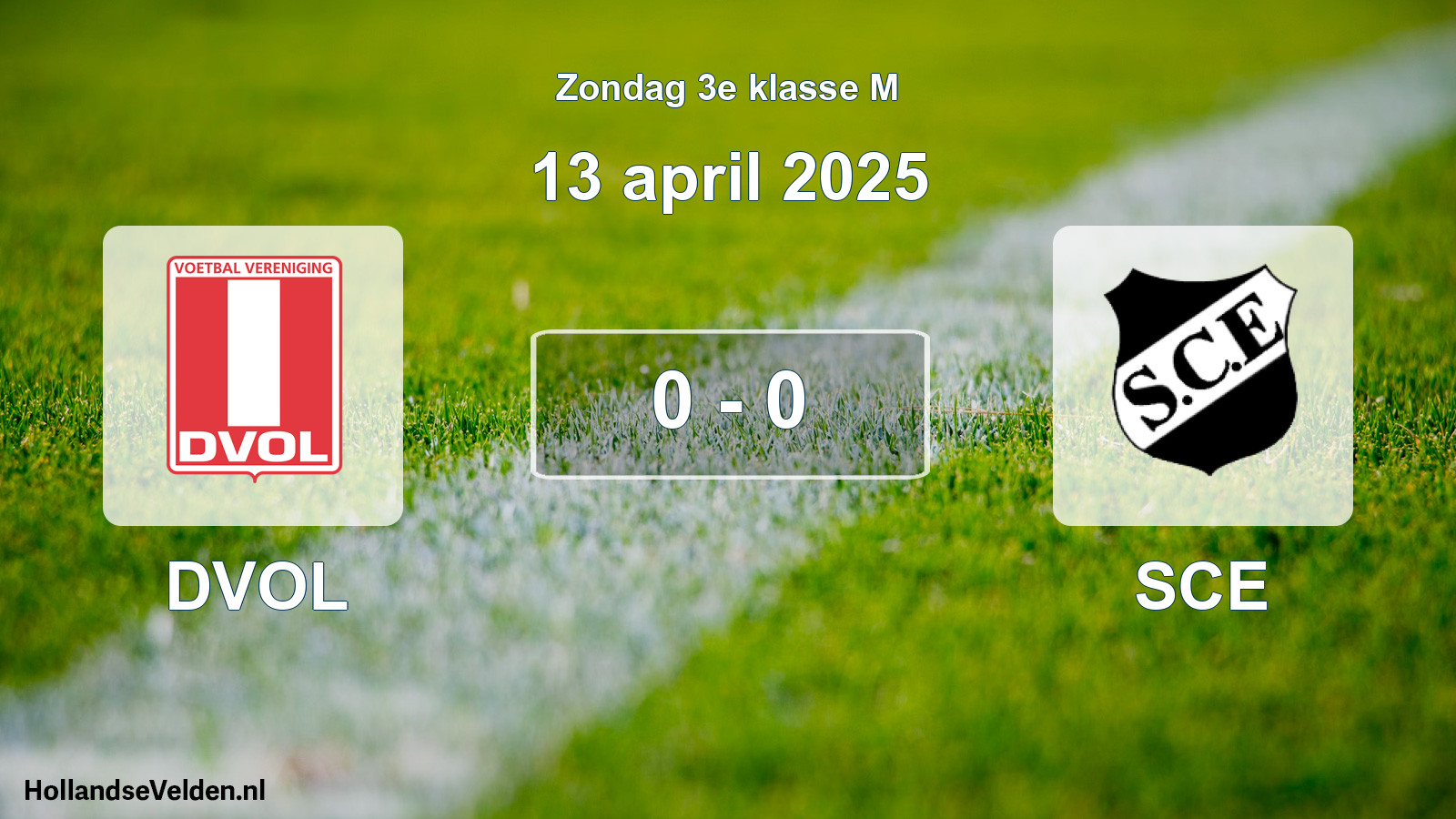 Total number of matches played: DVOL - SCE 0 - 0 (13 April 2025)
