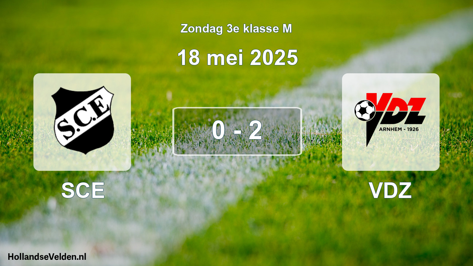 Total number of matches played: SCE - VDZ 0 - 2 (18 May 2025)