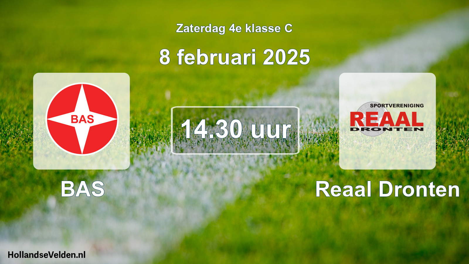 Scheduled Match: BAS - Reaal Dronten (8 February 2025)