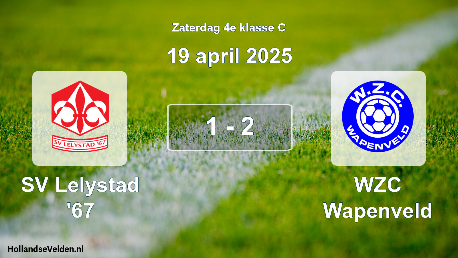 Total number of matches played: SV Lelystad '67 - WZC Wapenveld 1 - 2 (19 April 2025)