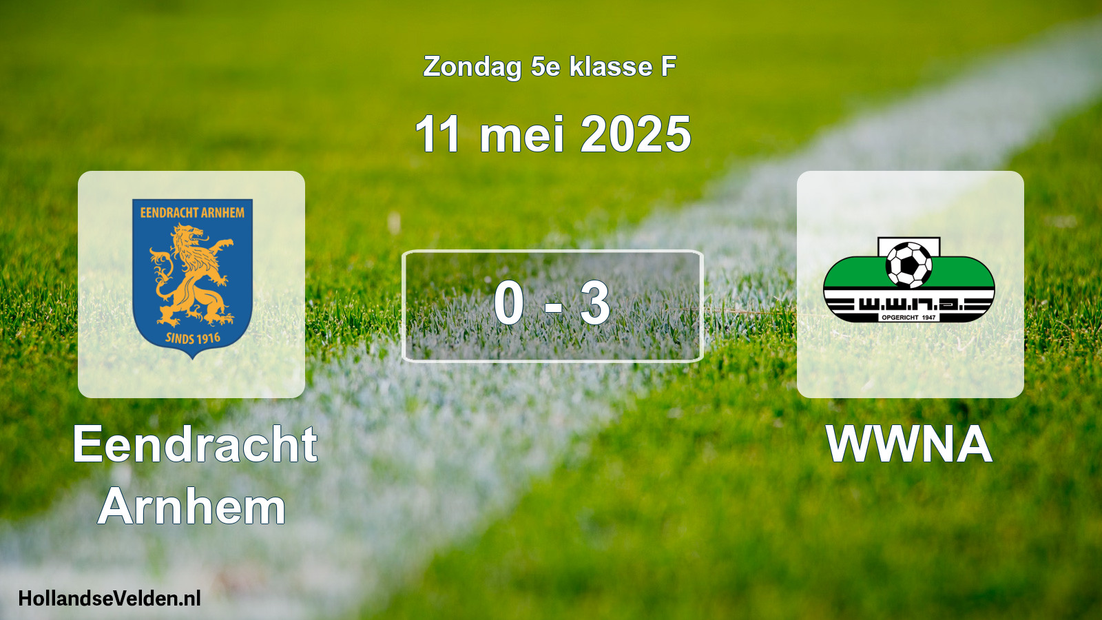 Total number of matches played: Eendracht Arnhem - WWNA 0 - 3 (11 May 2025)