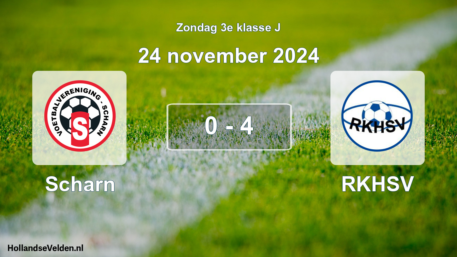 Total number of matches played: Scharn - RKHSV 0 - 4 (24 November 2024)