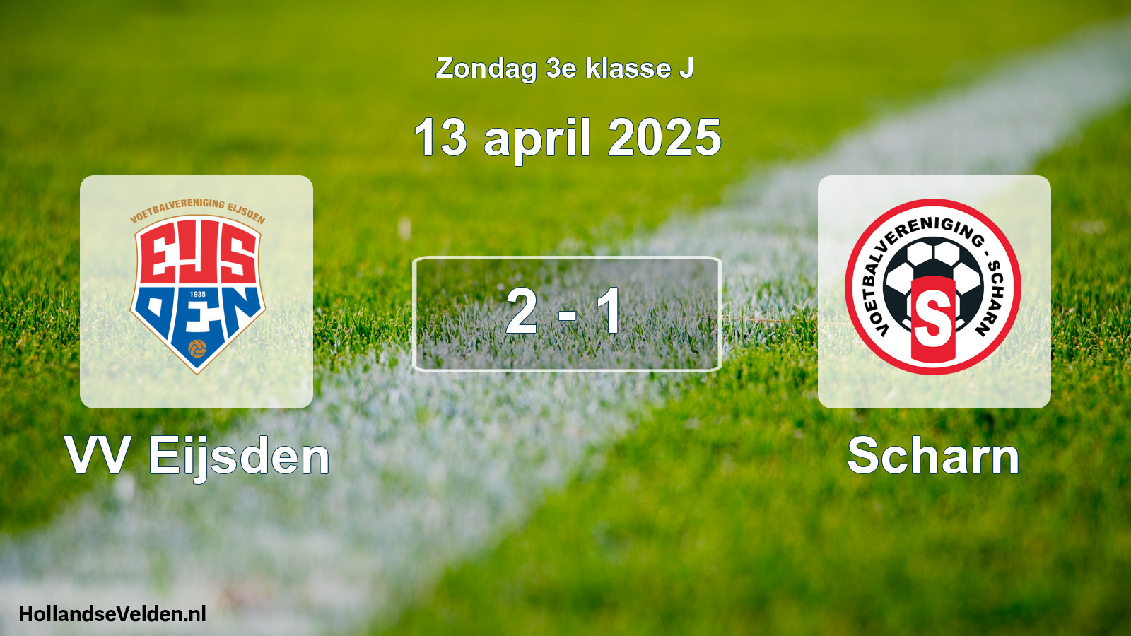Total number of matches played: VV Eijsden - Scharn 2 - 1 (13 April 2025)