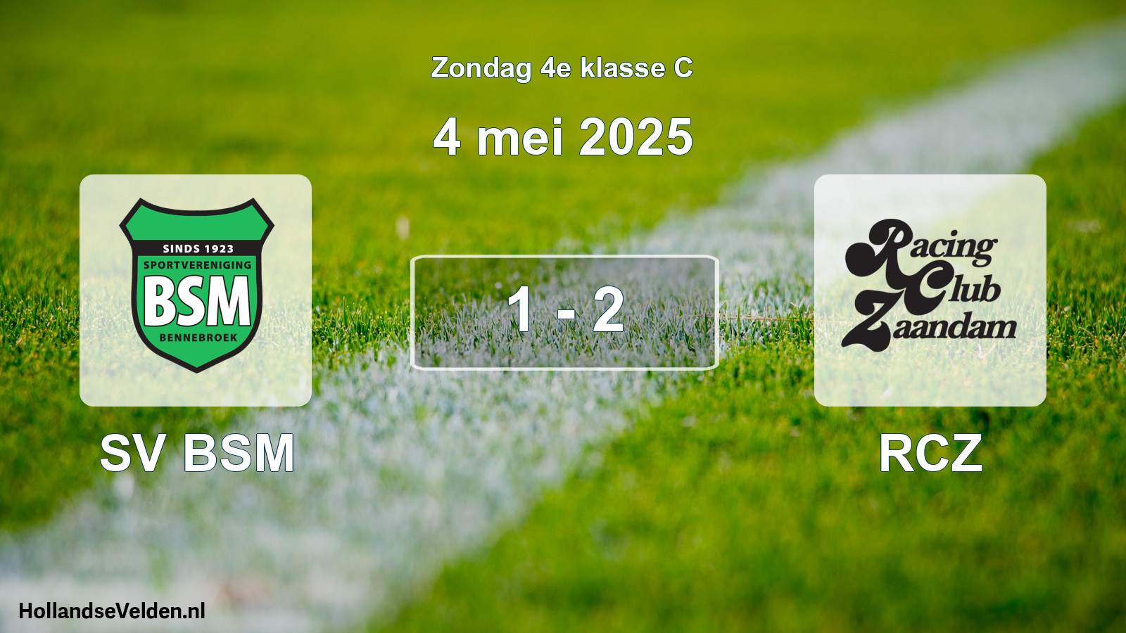 Total number of matches played: SV BSM - RCZ 1 - 2 (4 May 2025)