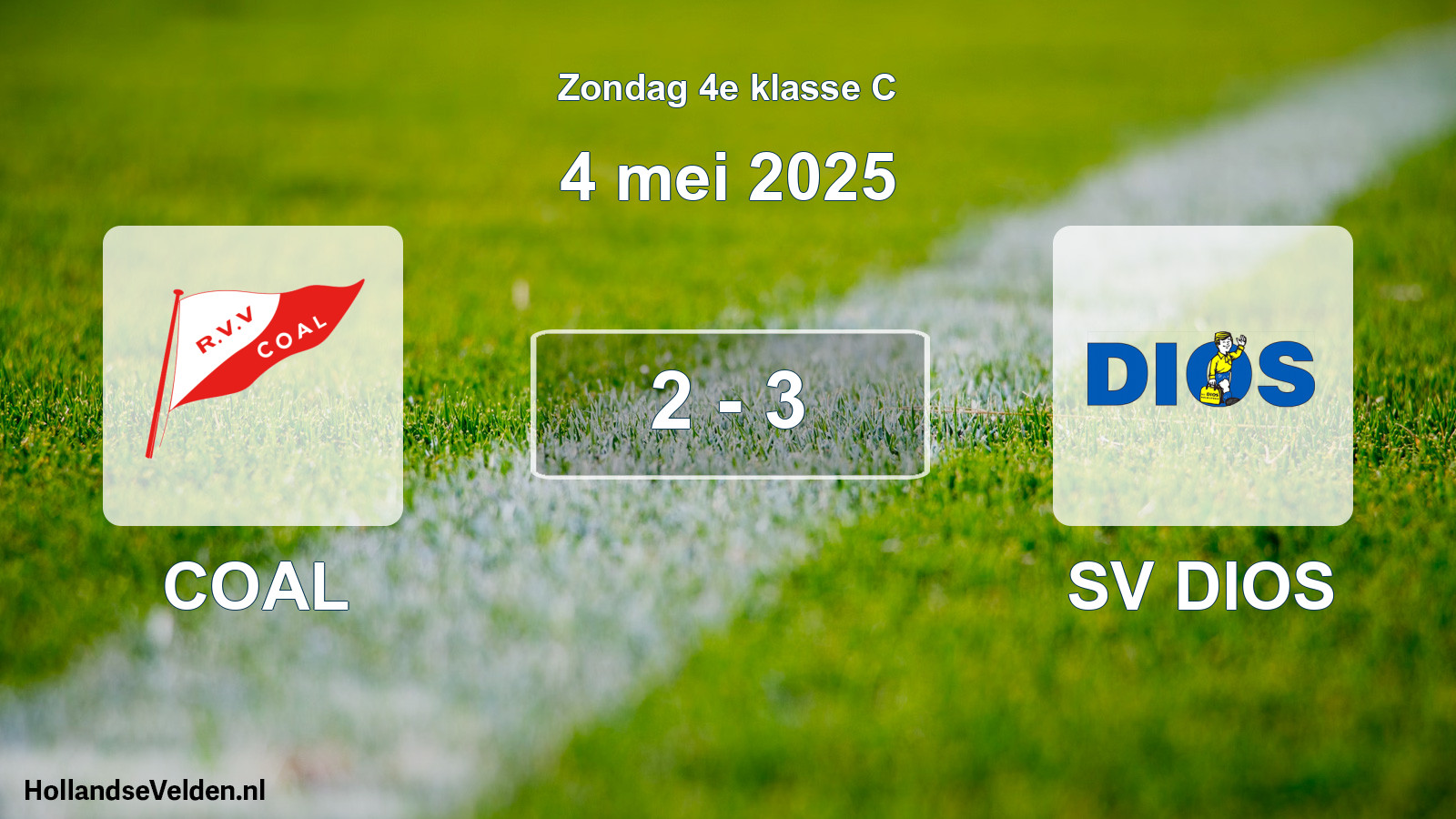 Total number of matches played: COAL - SV DIOS 2 - 3 (4 May 2025)
