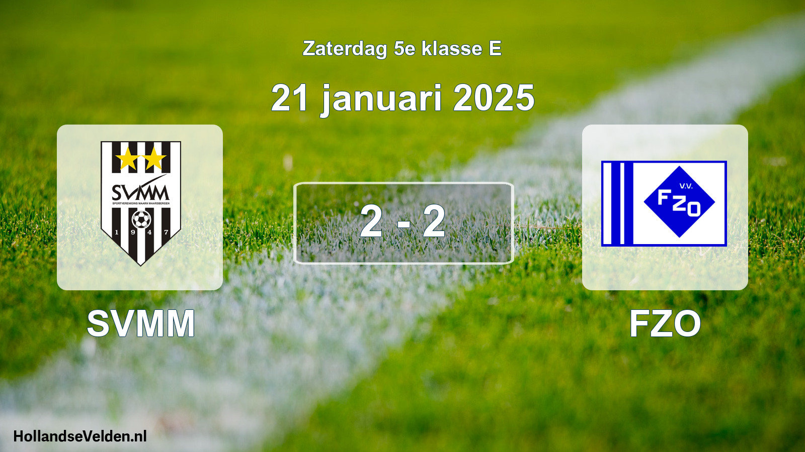 Total number of matches played: SVMM - FZO 2 - 2 (21 January 2025)