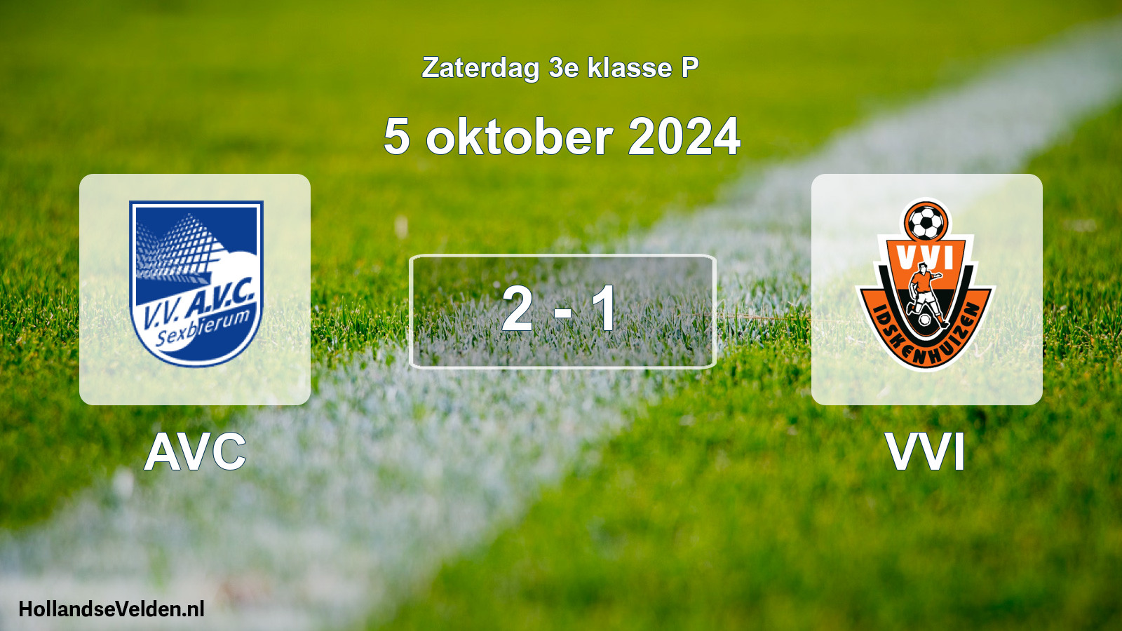 Total number of matches played: AVC - VVI 2 - 1 (5 October 2024)
