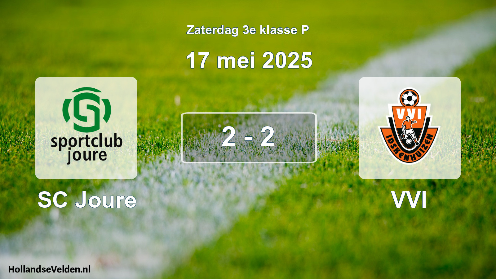 Total number of matches played: SC Joure - VVI 2 - 2 (17 May 2025)