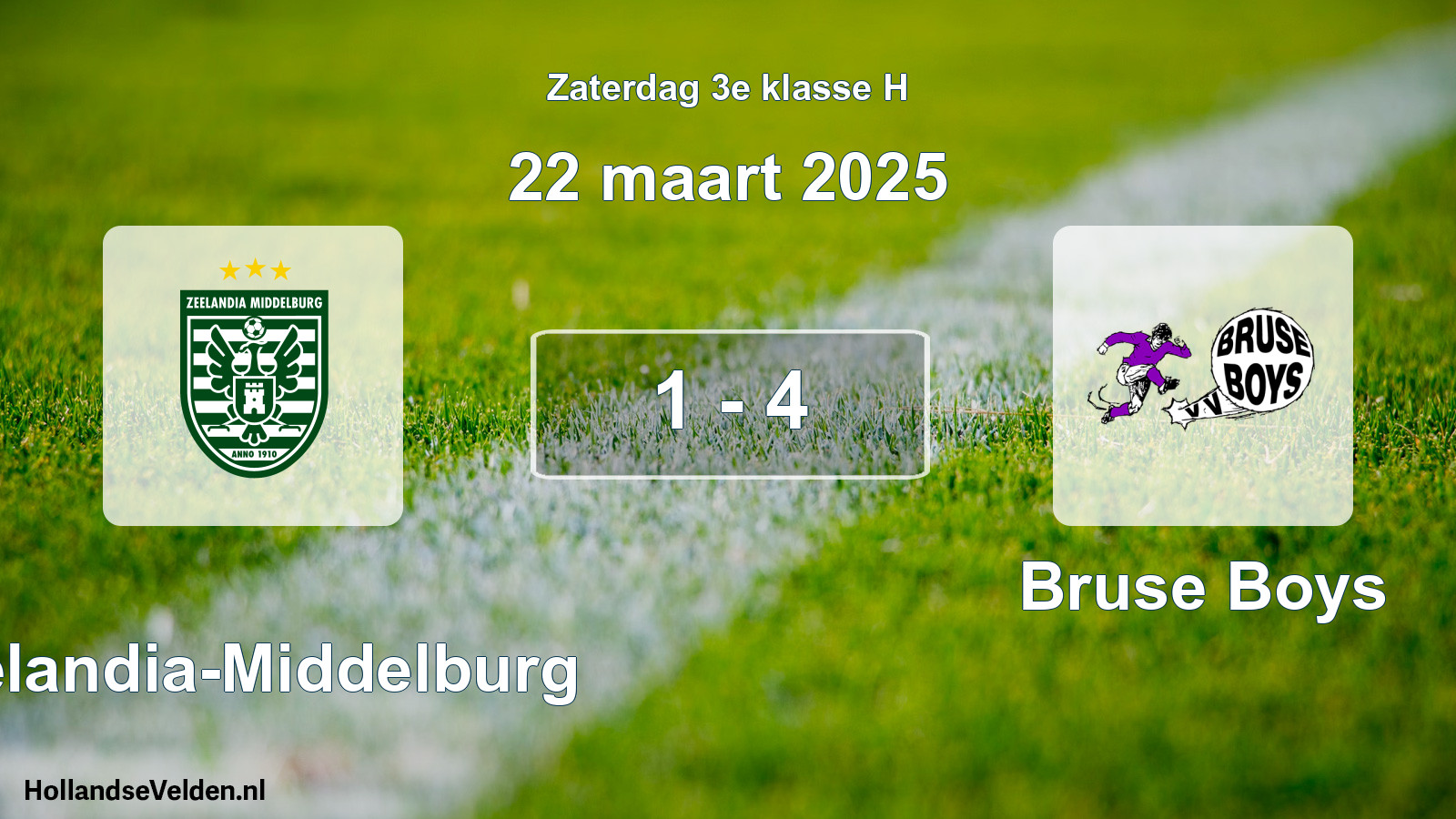 Total number of matches played: Zeelandia-Middelburg - Bruse Boys 1 - 4 (22 March 2025)