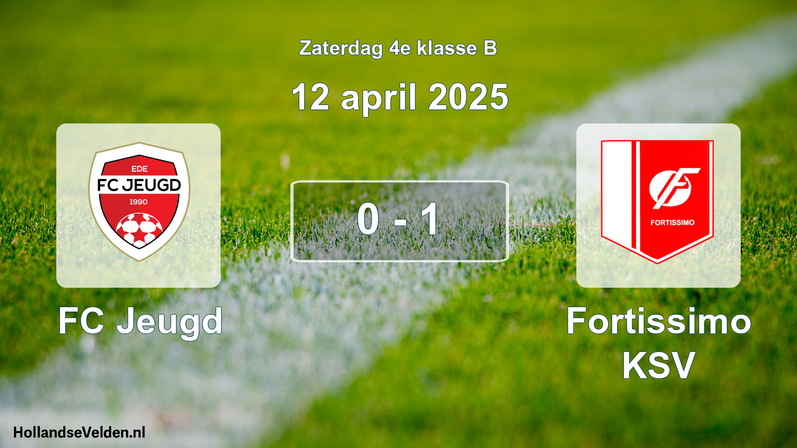 Total number of matches played: FC Jeugd - Fortissimo KSV 0 - 1 (12 April 2025)