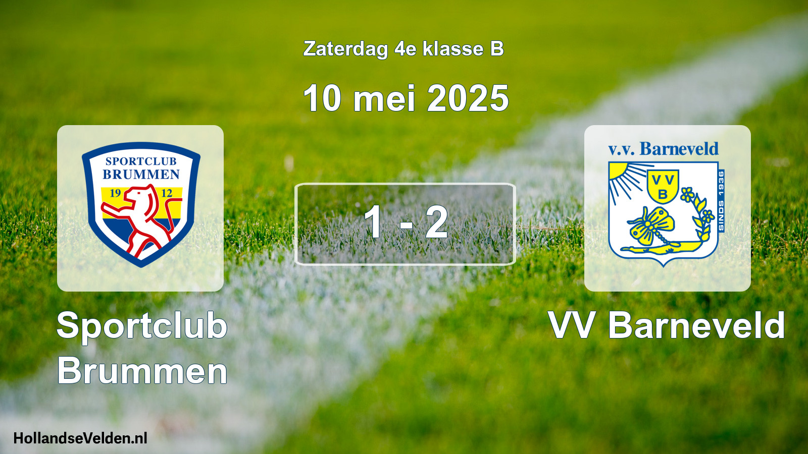 Total number of matches played: Sportclub Brummen - VV Barneveld 1 - 2 (10 May 2025)