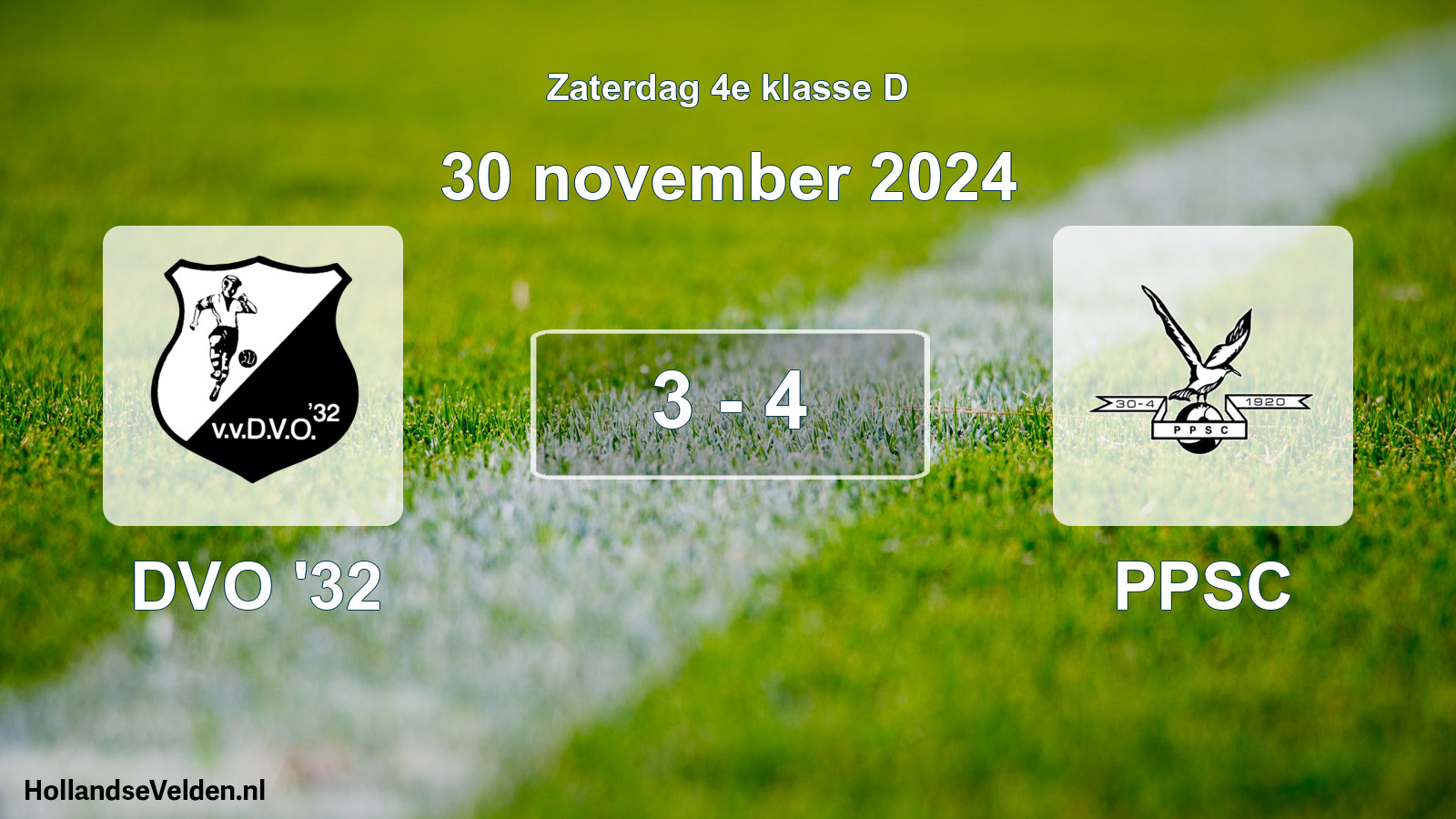 Total number of matches played: DVO '32 - PPSC 3 - 4 (30 November 2024)