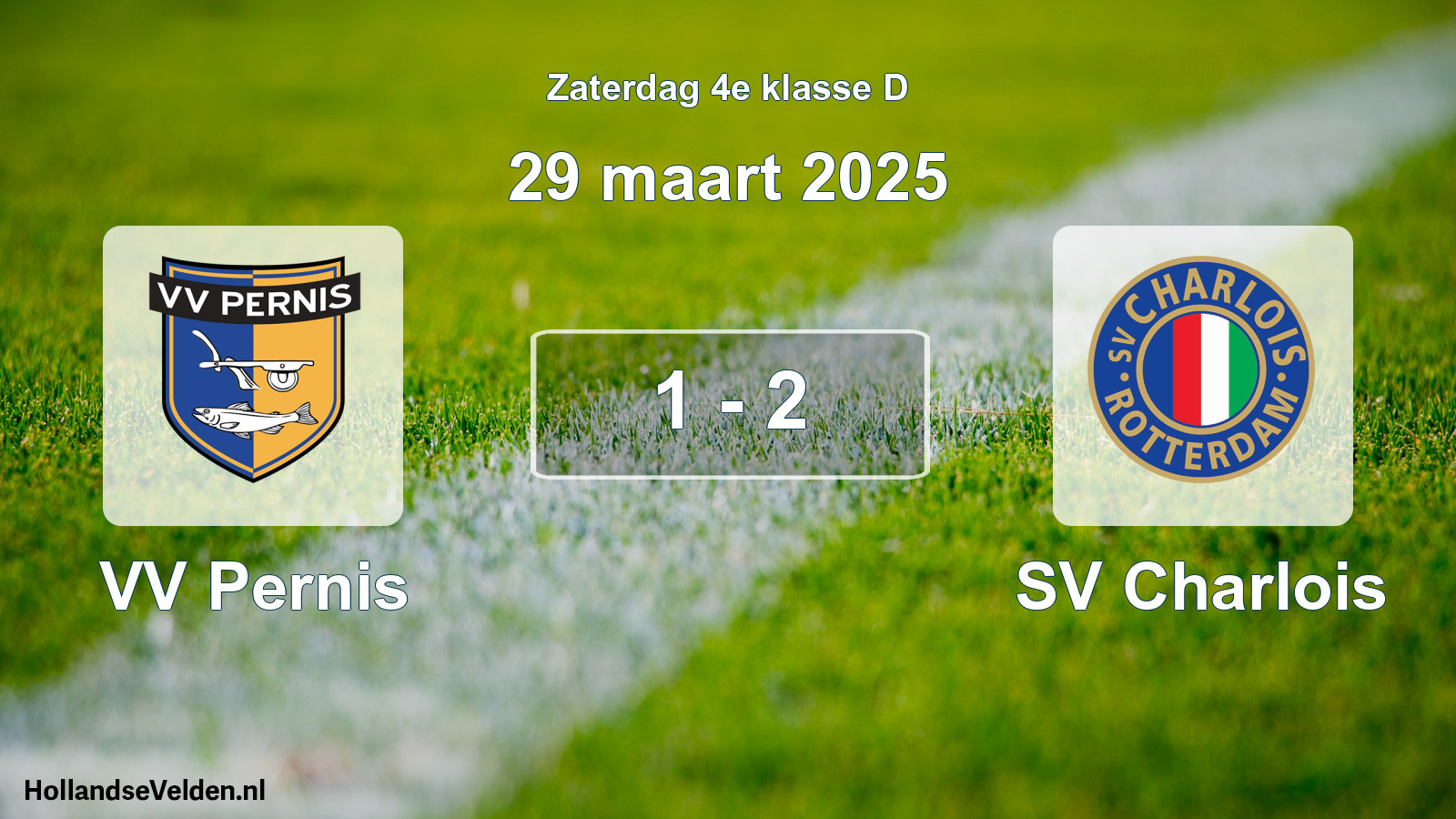 Total number of matches played: VV Pernis - SV Charlois 1 - 2 (29 March 2025)