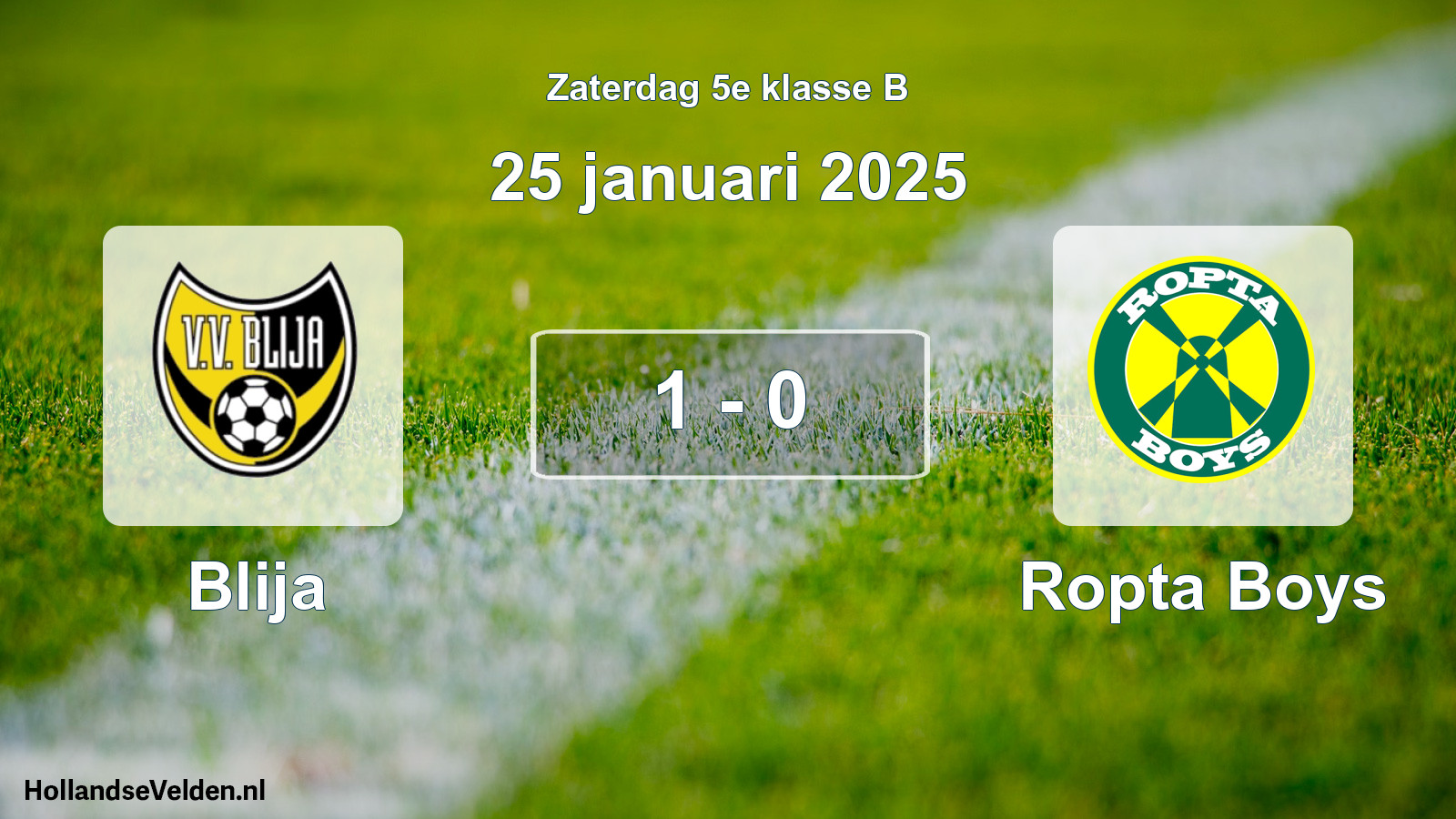 Total number of matches played: Blija - Ropta Boys 1 - 0 (25 January 2025)