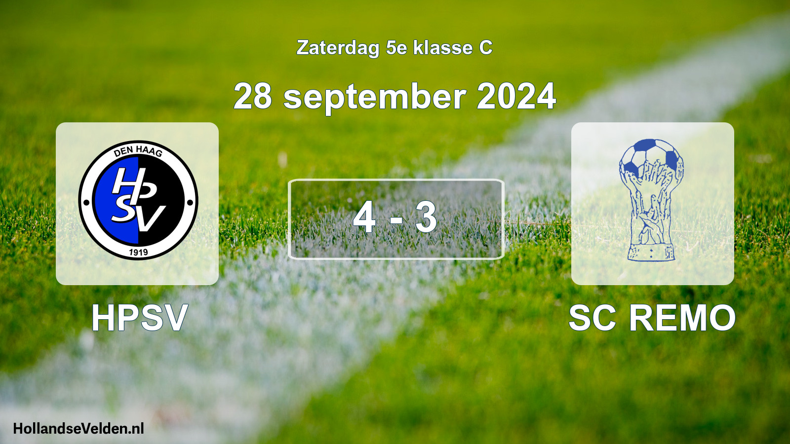 Total number of matches played: HPSV - SC REMO 4 - 3 (28 September 2024)
