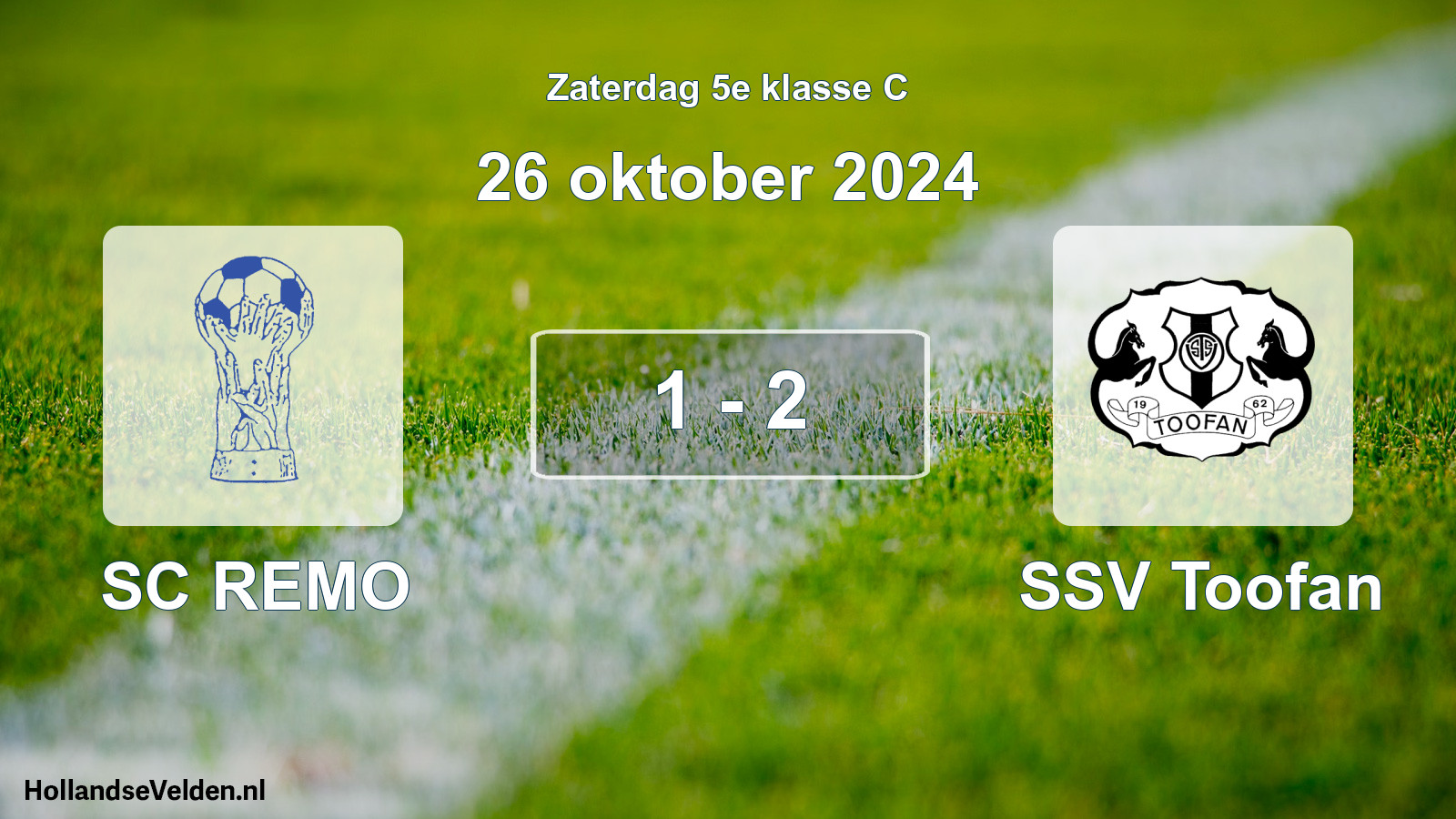 Total number of matches played: SC REMO - SSV Toofan 1 - 2 (26 October 2024)