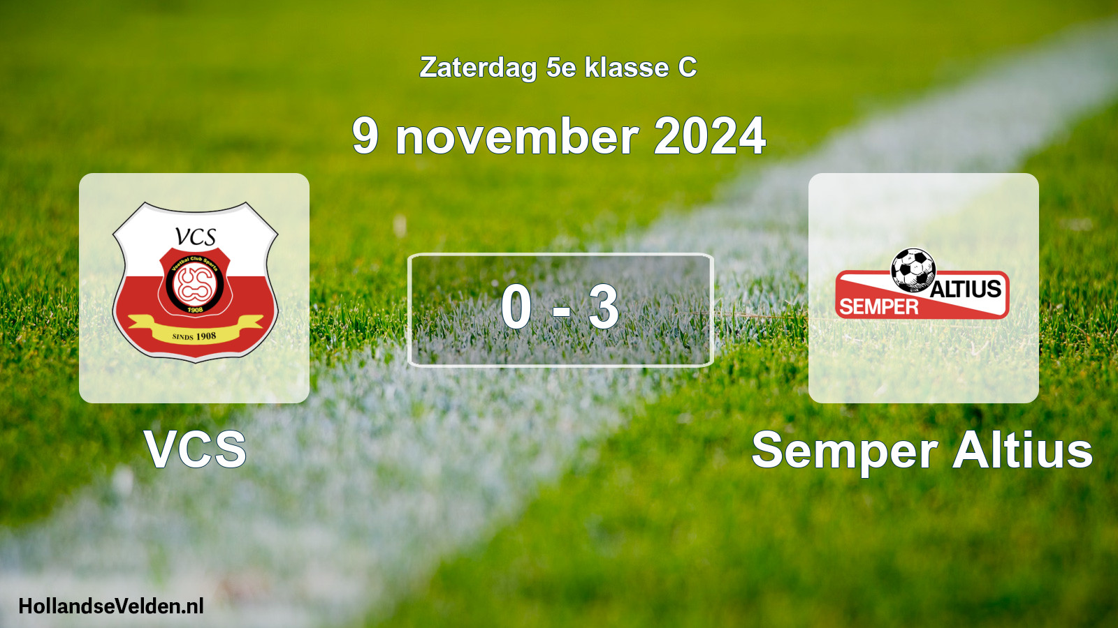 Total number of matches played: VCS - Semper Altius 0 - 3 (9 November 2024)