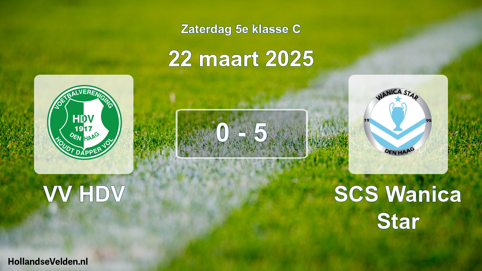 Total number of matches played: VV HDV - SCS Wanica Star 0 - 5 (22 March 2025)