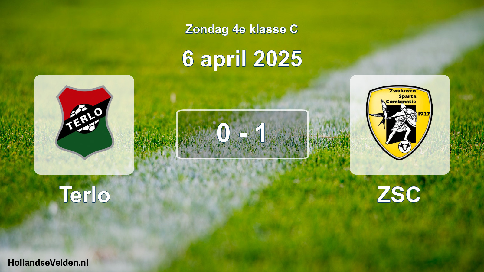 Total number of matches played: Terlo - ZSC 0 - 1 (6 April 2025)