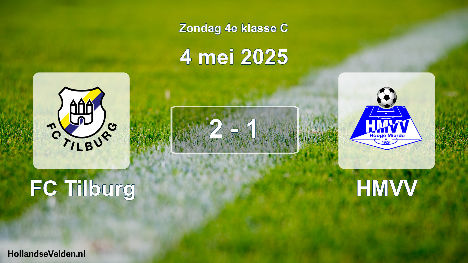 Total number of matches played: FC Tilburg - HMVV 2 - 1 (4 May 2025)
