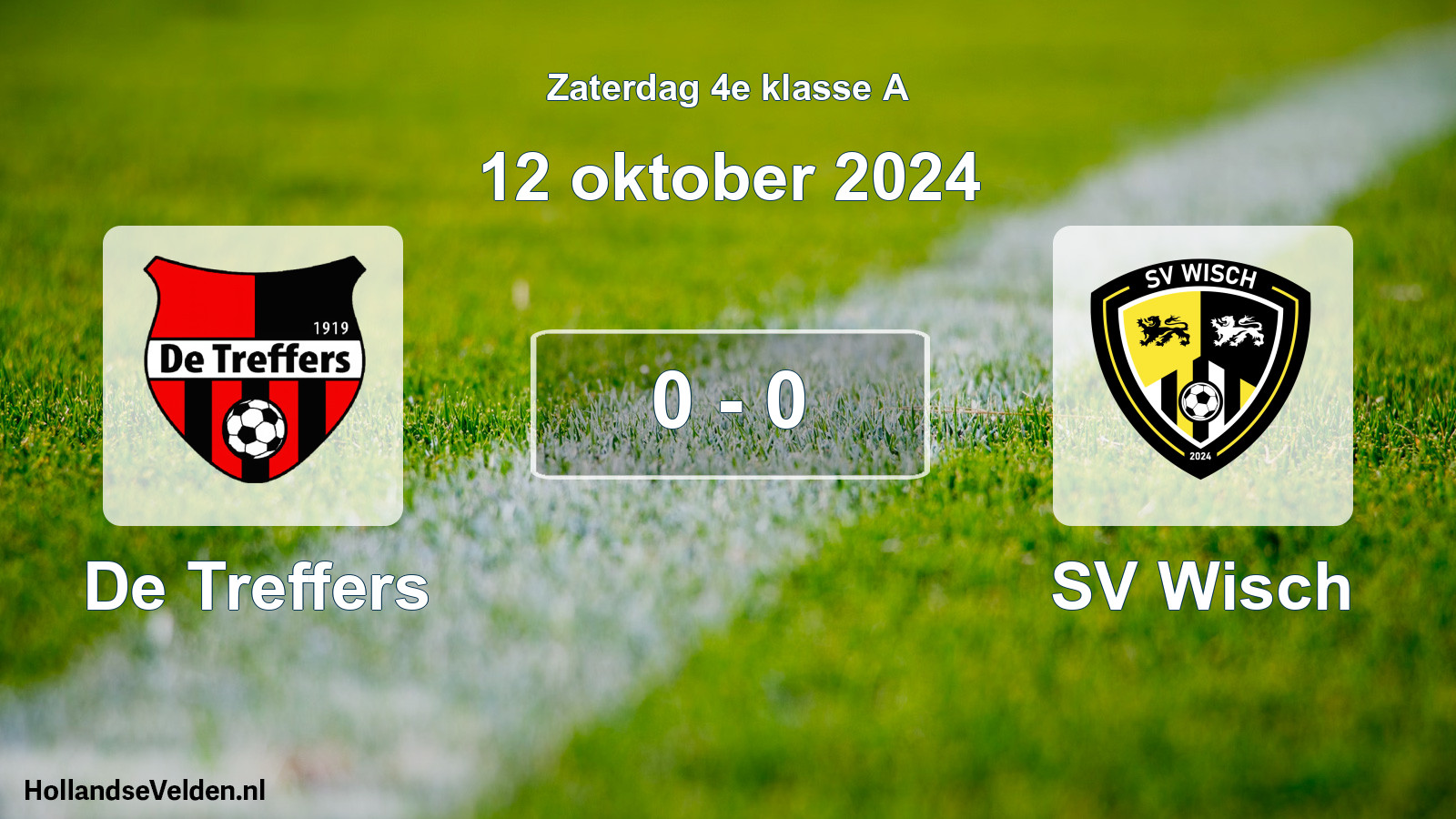Total number of matches played: De Treffers - SV Wisch 0 - 0 (12 October 2024)