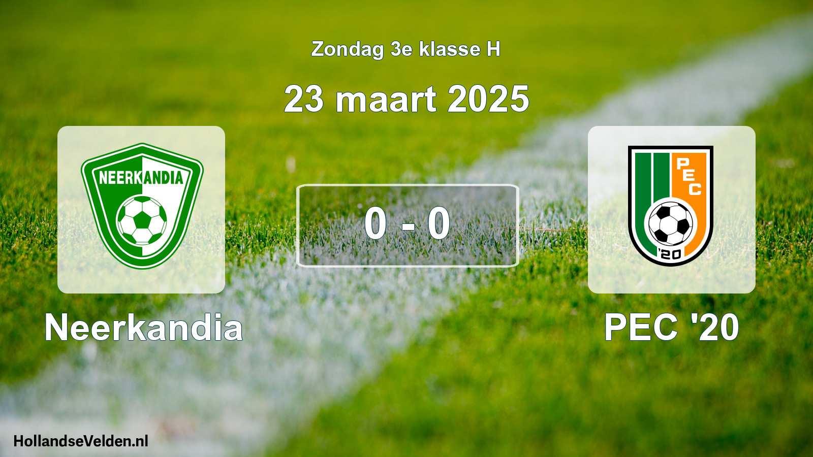 Total number of matches played: Neerkandia - PEC '20 0 - 0 (23 March 2025)