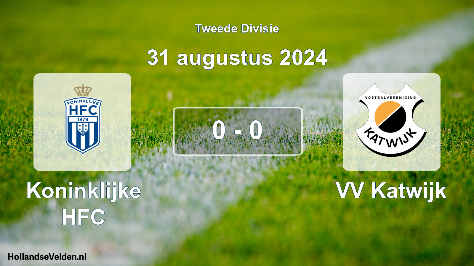 Total number of matches played: Koninklijke HFC - VV Katwijk 0 - 0 (31 August 2024)
