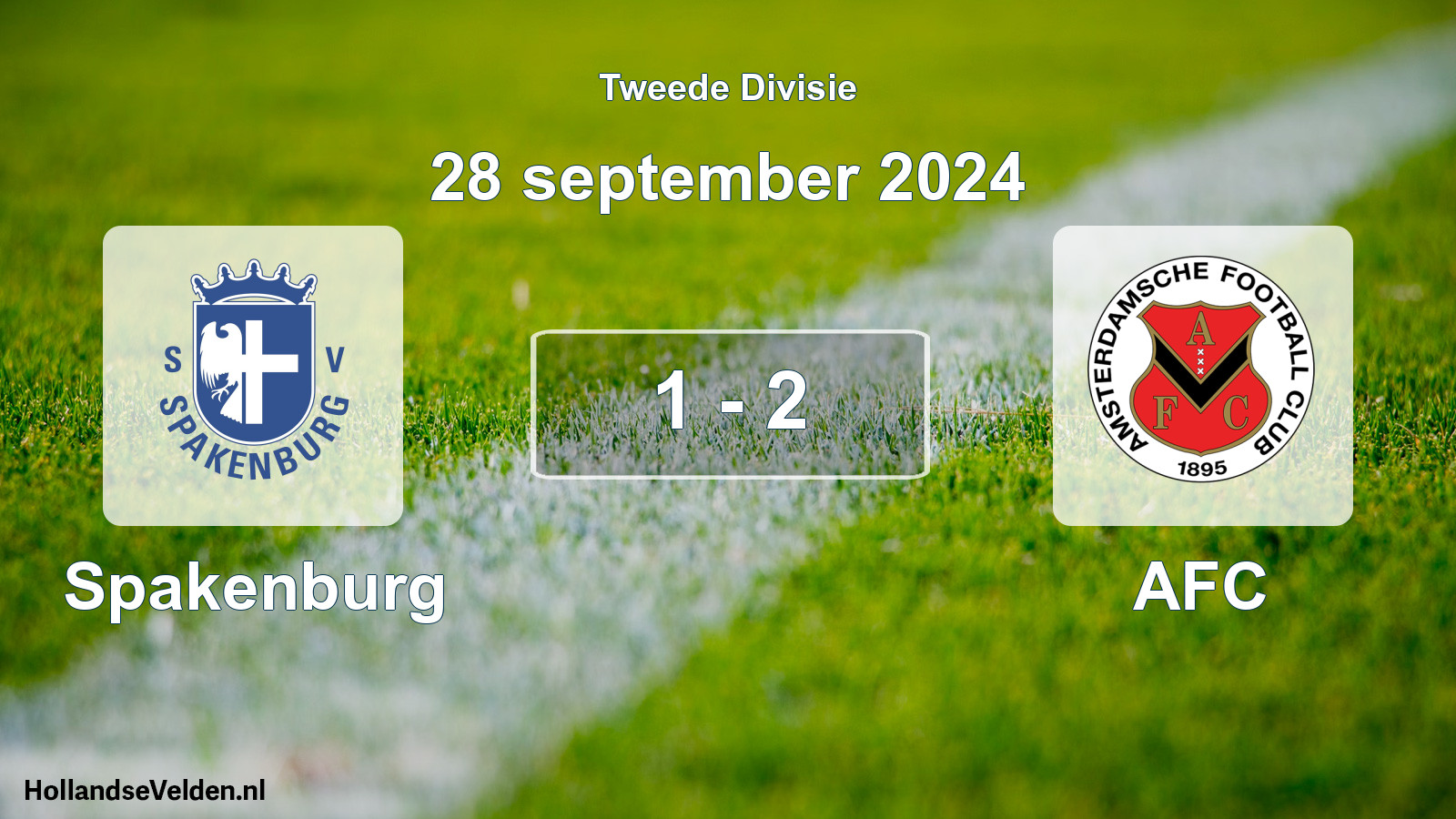 Total number of matches played: Spakenburg - AFC 1 - 2 (28 September 2024)