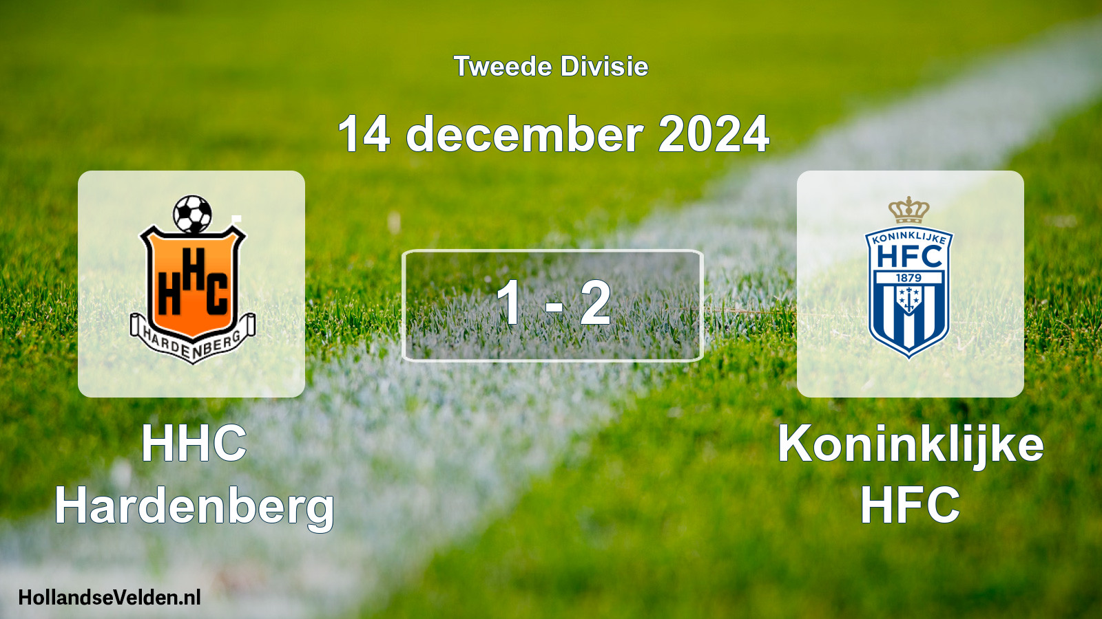 Total number of matches played: HHC Hardenberg - Koninklijke HFC 1 - 2 (14 December 2024)