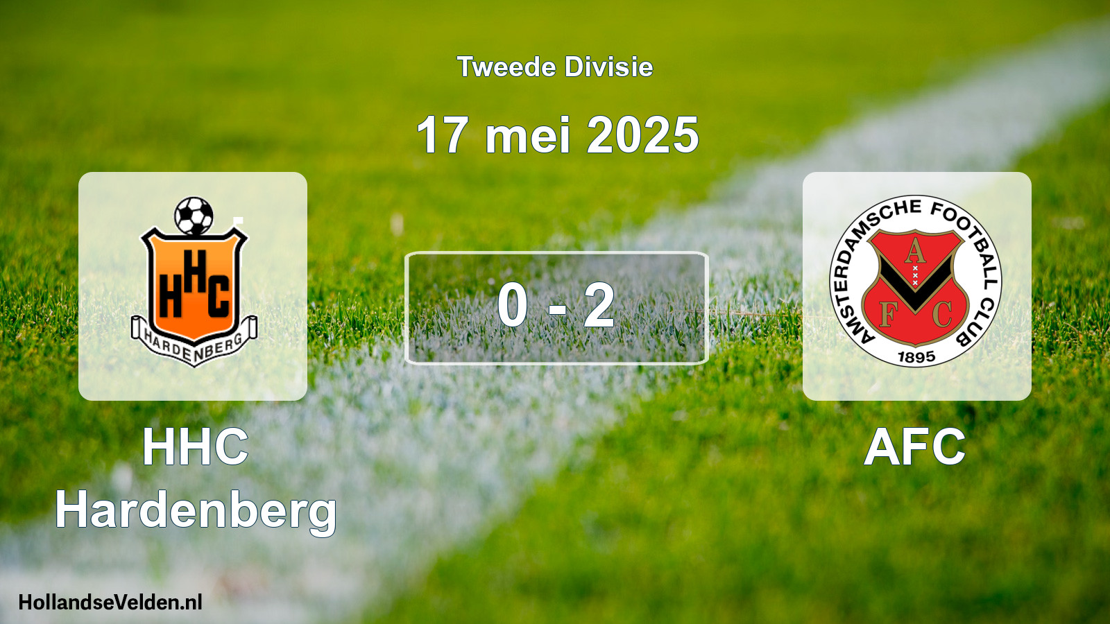 Total number of matches played: HHC Hardenberg - AFC 0 - 2 (17 May 2025)