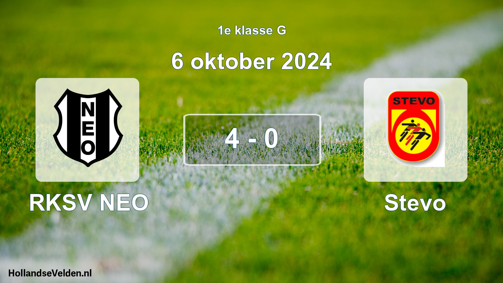 Total number of matches played: RKSV NEO - Stevo 4 - 0 (6 October 2024)