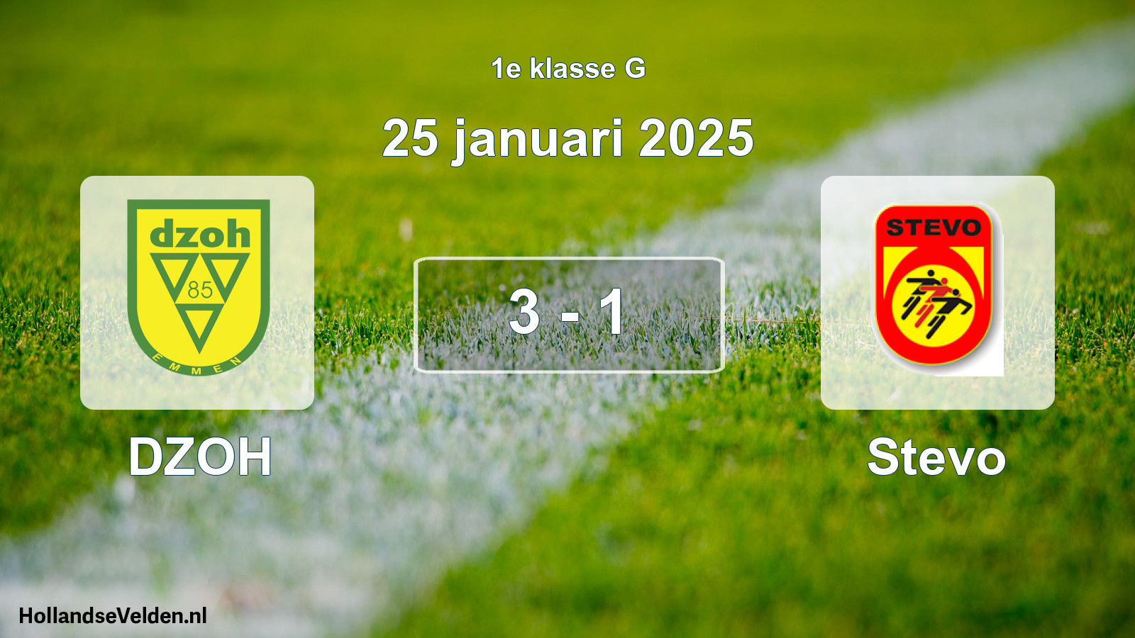 Total number of matches played: DZOH - Stevo 3 - 1 (25 January 2025)